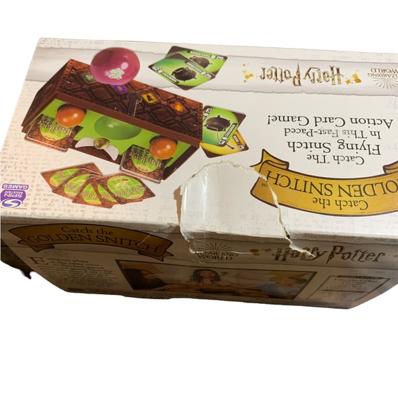 Harry Potter Catch The Golden Snitch, A Quidditch Board Game Spin Master - Picture 3 of 4